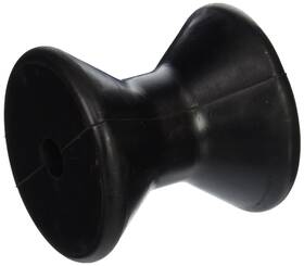 31434 C.h. Yates Rubber 3 Inch Bow Roller For 1/2 Shaft - Durable Black Marine Grade