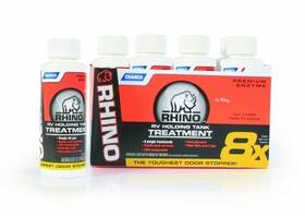 41511 Camco - Rv Trailer Camper Rhino Holding Tank Treatment 8 Pk 4 Oz Bottles