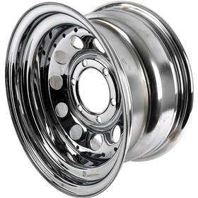 97-7760 Carlisle Trailer Rim Wheel 16x7 6/5.5 Chrome Steel Mod Made In Usa