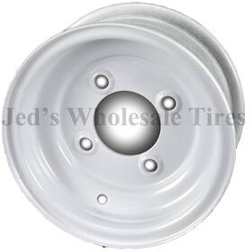 0821466266b Carlstar 8 Inch 8x3.75 Rim Wheel 4-hole 4/4 5x101.63 For 4.80-8 480-8 5.70-8 570-8 Tire Sizes