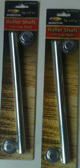 10725a Ce Smith Boat Trailer Roller Shaft With Cap Nuts 2 5/8 Inch Od X 9 1/4 L P/n