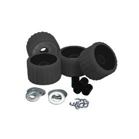 6127140 Ce Smith C.e. Ribbed Roller Replacement Kit - 4 Pack Black