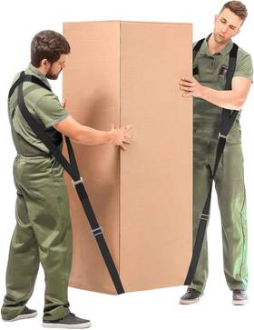 5500 Chime Eolian 782937828635 Moving Straps 2-person Lifting And System Appliance Or 9.5ft Black
