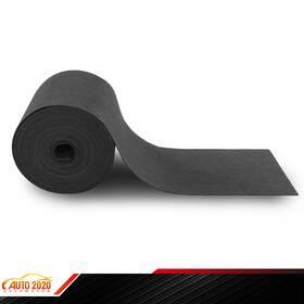 Cnnella0202054 Cnnella-69 Black Ribbed Bunk Carpet / Marine Boat Trailer Runners Outdoor - 9 Inch X 50ft