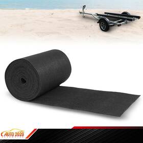 Cnnella02028045 Cnnella-69 12 Inch X 25ft Black Ribbed Bunk Carpet / Marine Boat Trailer Runners Outdoor