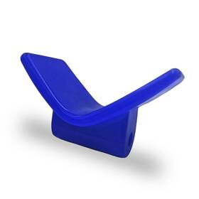 Colofulway 761334020705 3 Inch Boat Trailer Y Bow Stop Poly Marine V Fits Bracket With 1/2 S