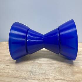 Colofulway 761334540500 4 Inch V Boat Trailer Roller Assembly Blue