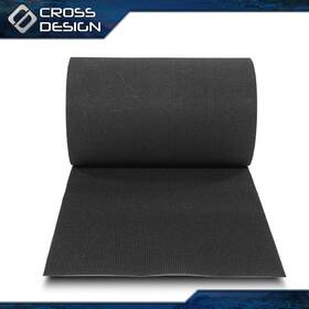 Big030407 Crossdesign Black Ribbed Bunk Carpet / Marine Boat Trailer Runners Outdoor - 18 Inch X 50ft