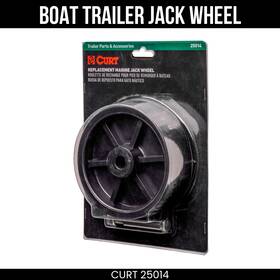 25014 Curt 6 Inch Replacement Boat Trailer Jack Wheel