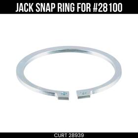 28300 Curt 28939 Replacement Snap Ring For Trailer Jack Models 28100 28304 28302