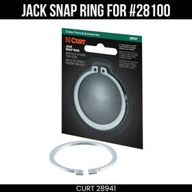 28300 Curt 28941 Replacement Snap Ring For Trailer Jack Models 28100 28304 28302