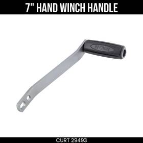 29493 Curt Replacement Hand Winch Handle 7 Inch Long