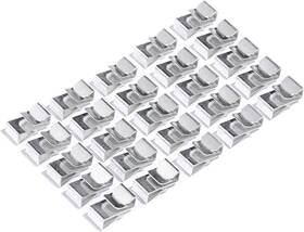 101511 Czc Auto 25pcs Trailer Frame Wire Clips - Mount Light Silver