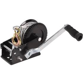 X004n1gw7n Dawot Hand Crank Winch Boat Trailer 2500 Lbs 22ft Strap Two-way Ratchet Hook