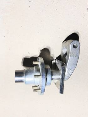2x17f18 Dexter Marine 6 Lug Wheel Hub Assembly For Boat Trailer Inch With Torsion Arm