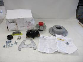 82061 Dexter Brake Vntd Cap Rotor 9.6 Inch With Vortex Hub Kit Marine Boat