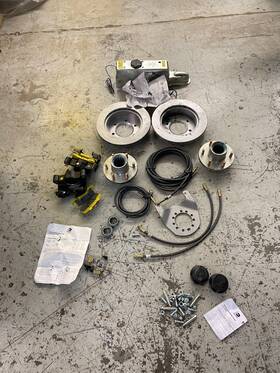 82411 Dexter 12 Inch Vented Rotor Disc Brake Kit With Vortex Hub