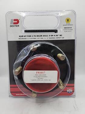 K08-525-c2 Dexter 876983009725 New 5 Stud Vortex Assembly Hub Kit 2.7k Boat Part 81017