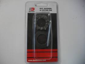 K71-g01-50 Dexter Axle 81169 Spindle Nut Washer Cotter Pin 1 1/4 Unf Castle
