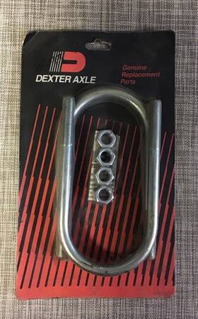 K71-391-00 Dexter Axle U-bolt And Nuts Kit 1 3/4 Inch Tubes