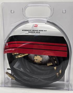 K71-g02-59 Dexter 20ft Tandem Axle Flexible Brake Tubing Hydraulic Hose Kit
