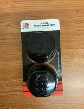 81143 Dexter Marine Tie Down Vortex Spare Cap 2pack For 1250# 1750# Hubs Boat Trailer