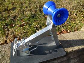 Tpa2 Dnshorix Hd Boat Trailer Winch Post With Roller And Hardware New