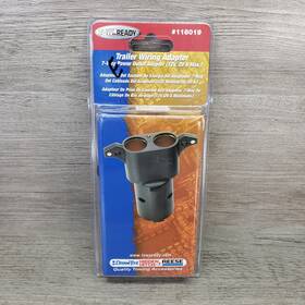 118019 Draw-tite Tow Ready Black 7-way To Cigarette Lighter Plug Wiring Adapter