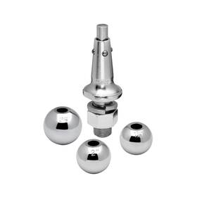 Shank-1-7 Draw-tite 63803 Interchangeable Hitch Ball With 1 Inch Shank-1-7/8 2 2-5/16 Balls