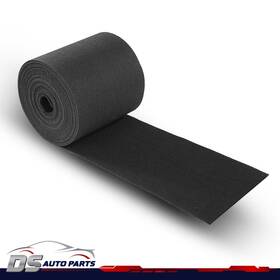 Dsa22019 Ds-auto-parts New Black Ribbed Bunk Carpet / Marine Boat Trailer Runners Outdoor - 12 Inch X 50ft
