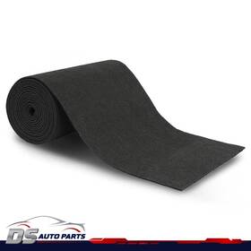 Dsa426906 Ds-auto-parts Black Ribbed Bunk Carpet / Marine Boat Trailer Runners Outdoor - 12 Inch X 12ft
