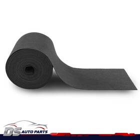 Dsa611398 Ds-auto-parts Black Ribbed Bunk Carpet / Marine Boat Trailer Runners Outdoor - 9 Inch X 50ft New