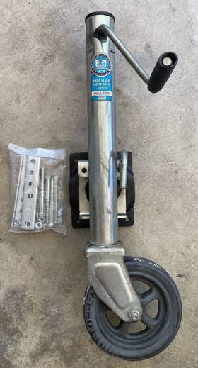 207333 Dutton Lainson Boat Trailer Swivel Tongue Jack 12 Inch Drop 1500 Lbs Capacity
