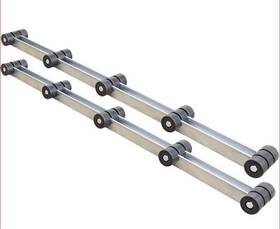 Dutton Lainson 6389 Dutton-lainson 21740 4 Ft. Deluxe Roller Bunk Pair - Galvanized