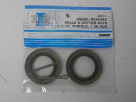 6511 Dutton-lainson Wheel Bearing Seals And Cotter Pins 1 1/16 Inch Spindle 1.98 Hub