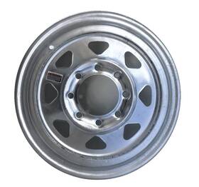 Ecustomrim 191215023189 2-pack Trailer Wheel Galvanized Rims 16 X 6 Spoke 8 Lug On 6.5 Inch
