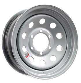 Amw20746 Ecustomrim Trailer Wheel Rim 16x6 16 X 6 Inch Hole 5.5 Center Mod Silver