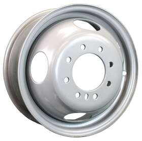 Amw20777 Ecustomrim Dually Dual Silver Grey Trailer Wheel Rim 16 Inch 16x6 8 Lug On 6.5 Center