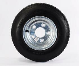 Tr00002 Ecustomrim Trailer Tire On Rim 4.80-8 480-8 4.80x8 8 Inch Lrb 5 Lug Bolt Wheel Galvanized