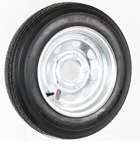 Tr00009 Ecustomrim Trailer Tire On Rim 4.80-12 480-12 4.80x12 Lrb 5 Lug Wheel Galvanized Spoke