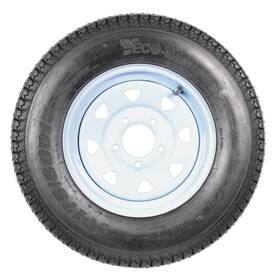 Tr00012 Ecustomrim Eco Trailer Tire Rim St175/80d13 175/80 B78-13 Lrc 5 Lug Wheel White Spoke
