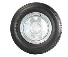 Tr00032 Ecustomrim Trailer Tire On Rim St205/75d15 205/75 D 15 Inch Lrc 5 Hole Galvanized Wheel