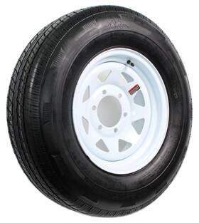 Tr00041 Ecustomrim Eco Trailer Tire Rim St225/75d15 H78-15 225/75-15 D 6 Lug Wheel White Spoke