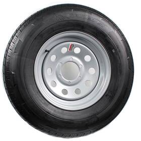 Tr00044 Ecustomrim Trailer Tire On Rim St225/75d15 H78-15 225/75-15 D 6 Lug Wheel Silver Modular