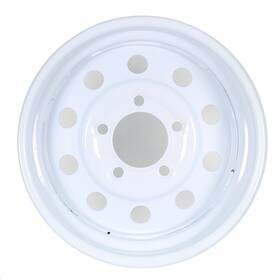 Tr00128 Ecustomrim Trailer Rim Wheel 14 X 5.5 Inch 14x5.5 5 Lug Bolt White Modular Design