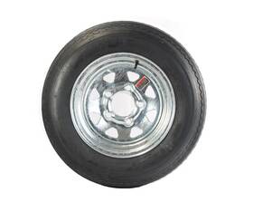 Tr20011 Ecustomrim 2-pk Equipment Trailer Tire On Rim 5.30-12 530-12 5.30x12 Galvanized 5 Lug Wheel