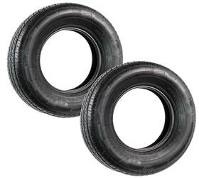 Tr20118 Ecustomrim Two Rainier Radial Trailer Tires St205/75r14 Load Range C 1760# 205/75 R 14 Tire