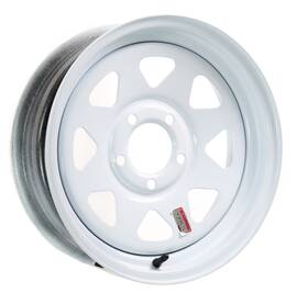Tr20140 Ecustomrim Two Boat Trailer Rims Wheels 15 X 6 Inch 15x6 5 Lug Hole Bolt White Spoke Design