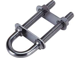 3006.6768 Extreme Max Stainless Steel Bow Eye 1 Inch Diameter 2-3/4 Twin Shank