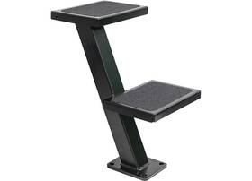 3006.6827 Extreme Max Galvanized Trailer Tongue Step - Double Black